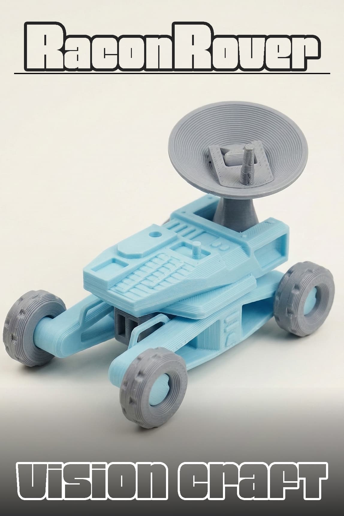 Recon Rover Figür 3D Baskı Model Koleksiyon Oyun Diorama Kişiselleştirilebilir Hediye