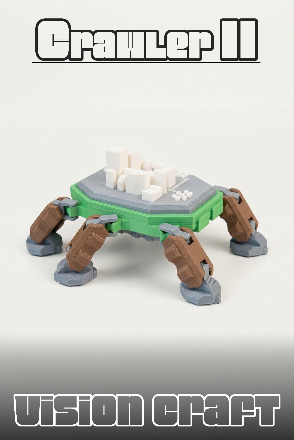 Citadel Crawler Robot Figür 3D Baskı Model Koleksiyon Oyun Diorama Kişiselleştirilebilir Hediye