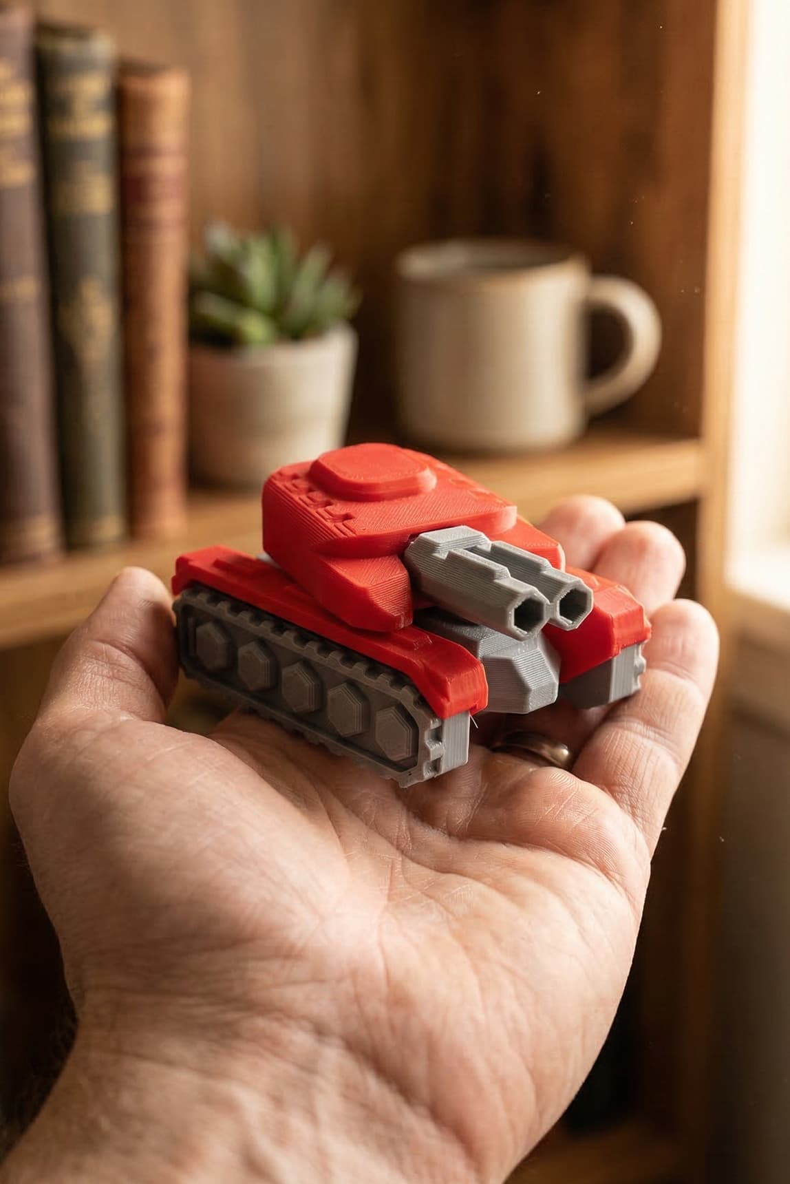 Combat Tank Araç Figür 3D Baskı Model Koleksiyon Oyun Diorama Kişiselleştirilebilir Hediye 5