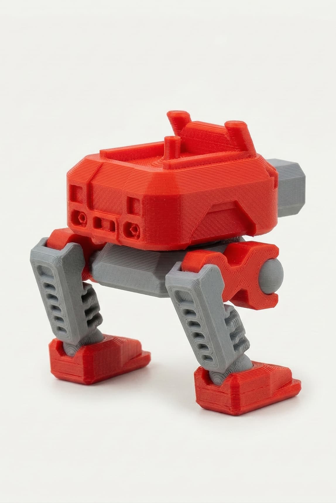 Howitzer Walker Robot Figür 3D Baskı Model Koleksiyon Oyun Diorama Kişiselleştirilebilir Hediye 2