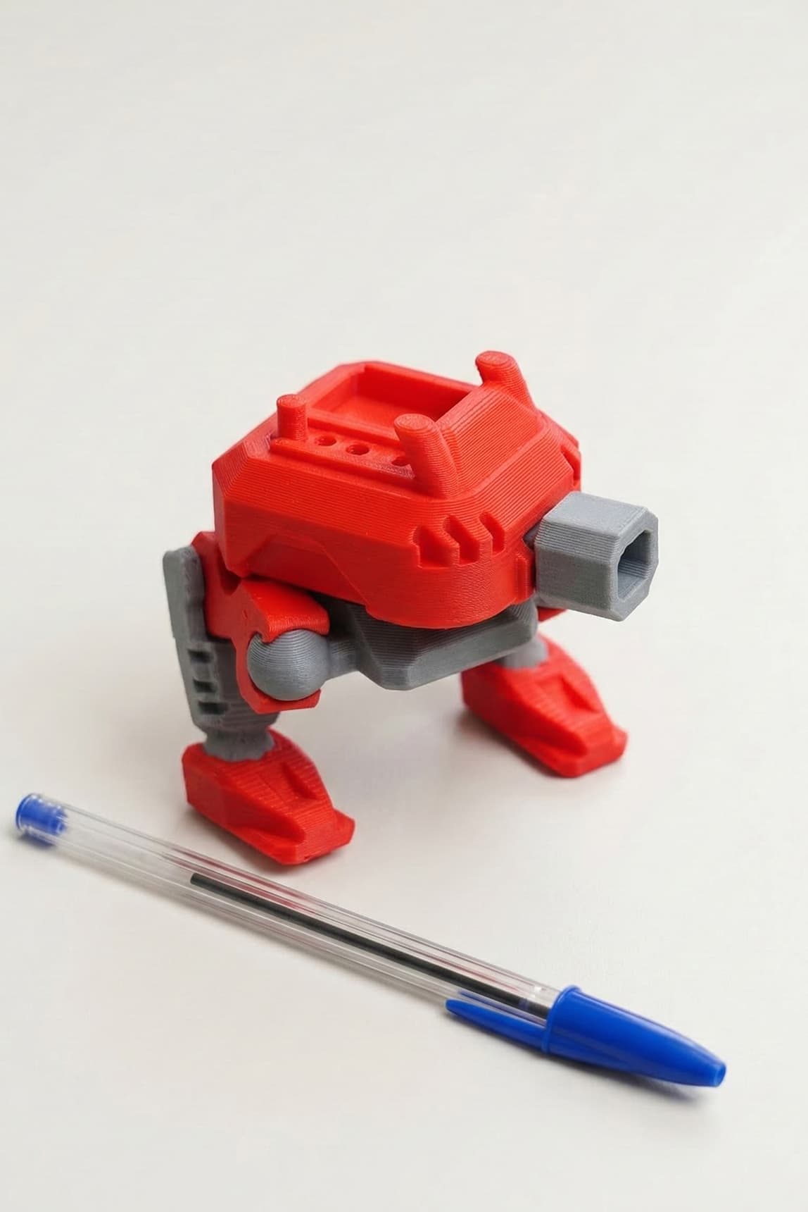 Howitzer Walker Robot Figür 3D Baskı Model Koleksiyon Oyun Diorama Kişiselleştirilebilir Hediye 4