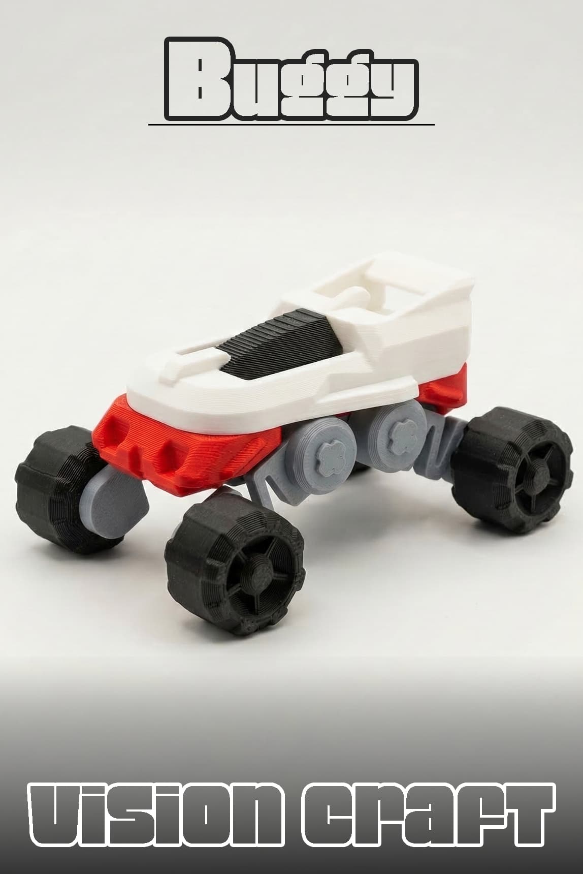 Racer Buggy Araç Figür 3D Baskı Model Koleksiyon Oyun Diorama Kişiselleştirilebilir Hediye