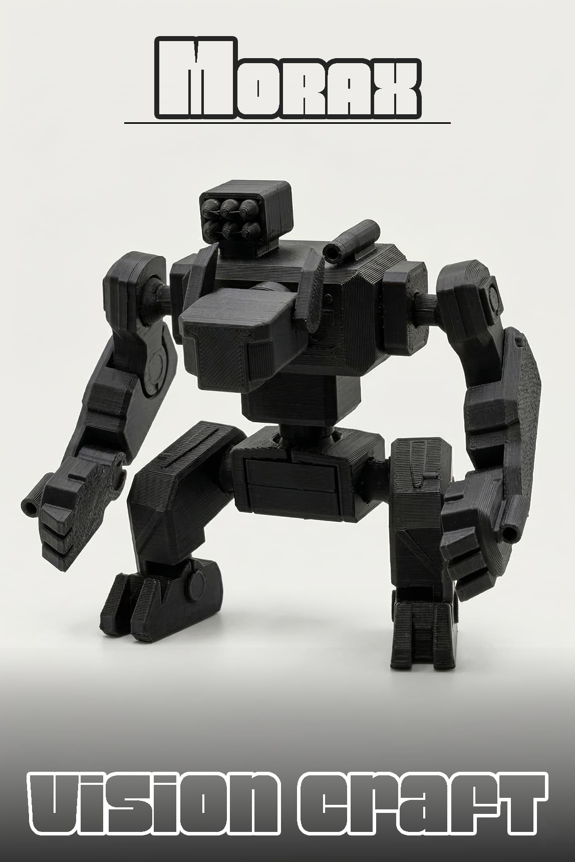 MORAX Beast Mecha Robot Figür 3D Baskı Model Koleksiyon Oyun Diorama Kişiselleştirilebilir Hediye