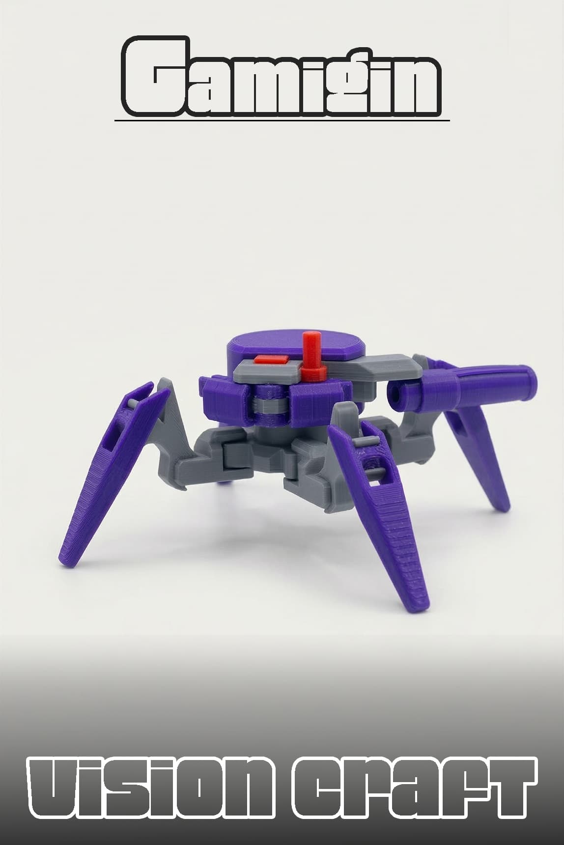 GAMIGIN Sentry Mecha Robot Figür 3D Baskı Model Koleksiyon Oyun Diorama Kişiselleştirilebilir Hediye